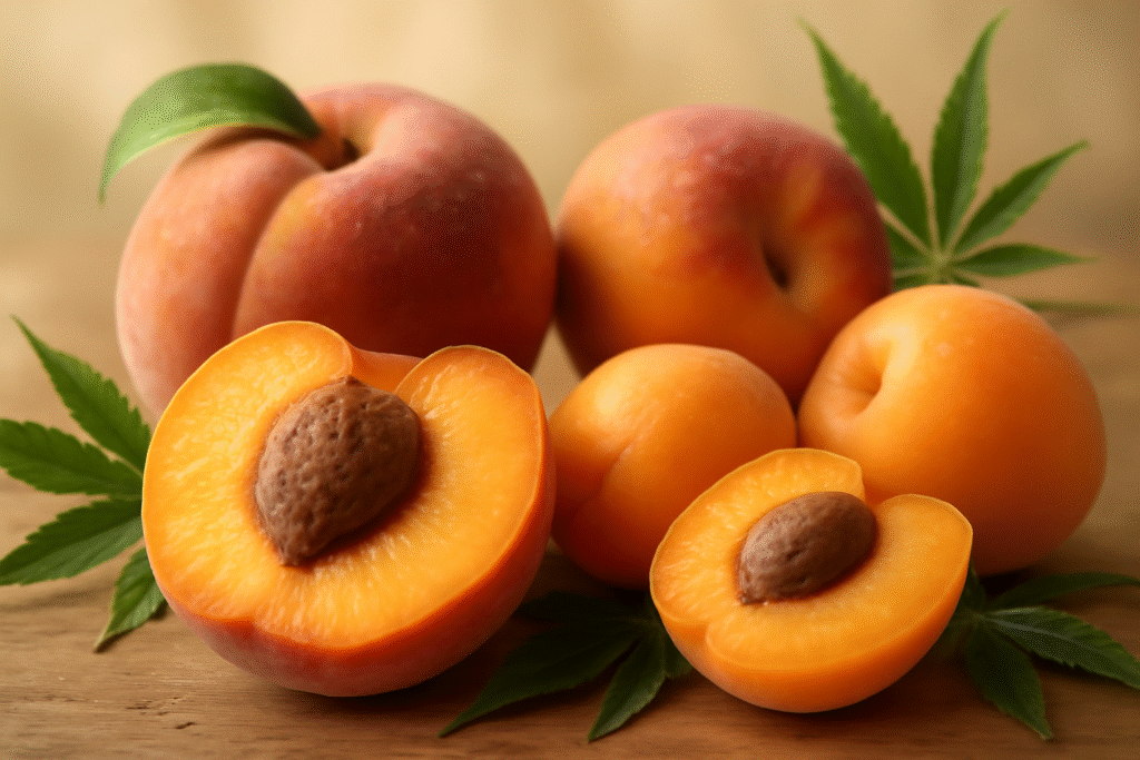 découvrez la fusion parfaite du cbd avec la douceur de la pêche et de l'abricot, offrant une saveur fruitée et veloutée pour une relaxation douce et naturelle.