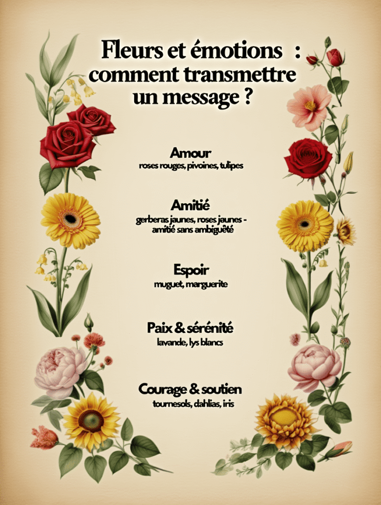 Comment transmettre un message par les fleurs