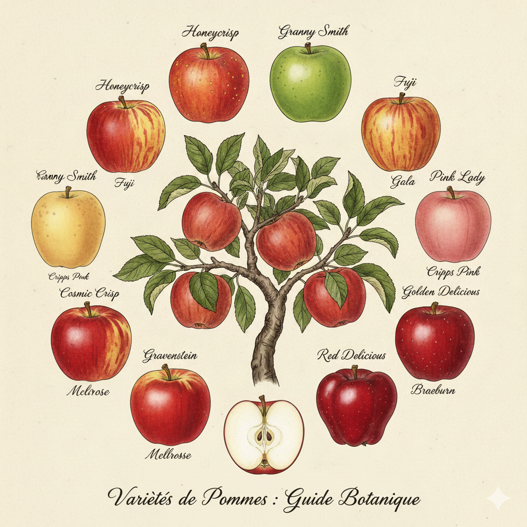 Tableau des pommes