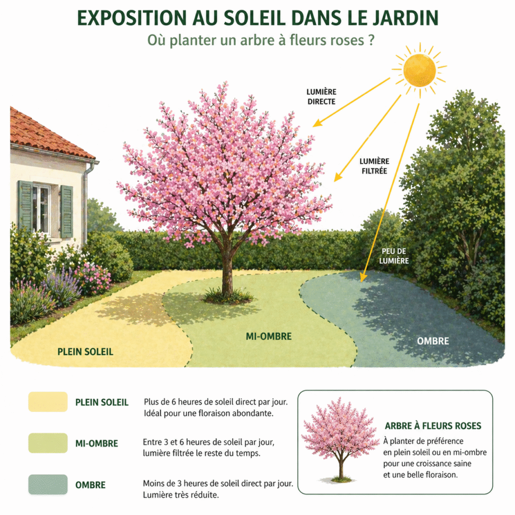 Ou planter un arbre a fleur rose