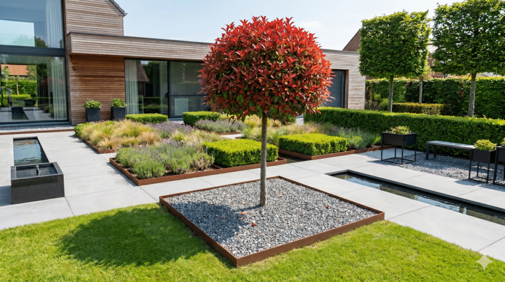 photinia sur tige