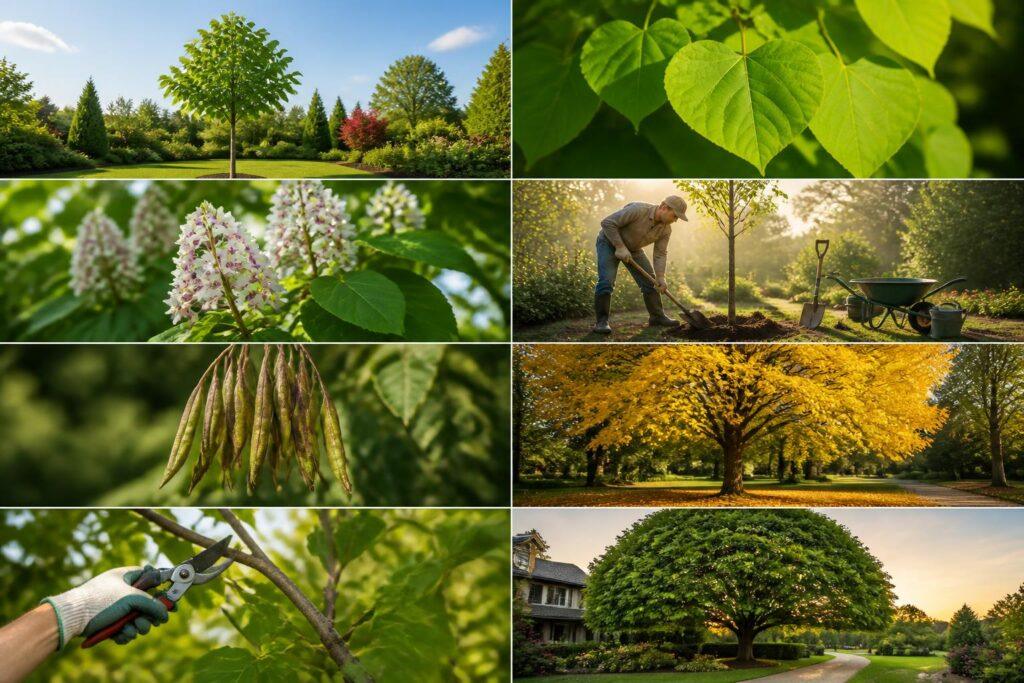 découvrez notre guide complet pour l’entretien et la plantation du catalpa, un arbre ornemental aux grandes feuilles et belles fleurs, idéal pour embellir votre jardin.