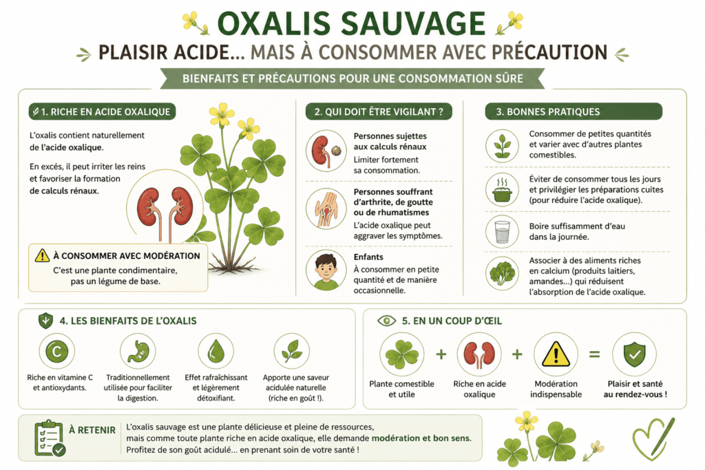Manger de l'Oxalis - precation 