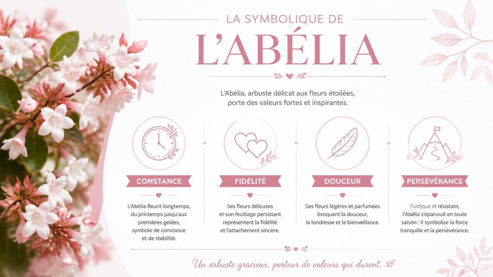 découvrez la signification de l’abélia, une plante appréciée pour sa beauté et son symbolisme, et apprenez comment elle peut enrichir votre jardin ou vos bouquets.