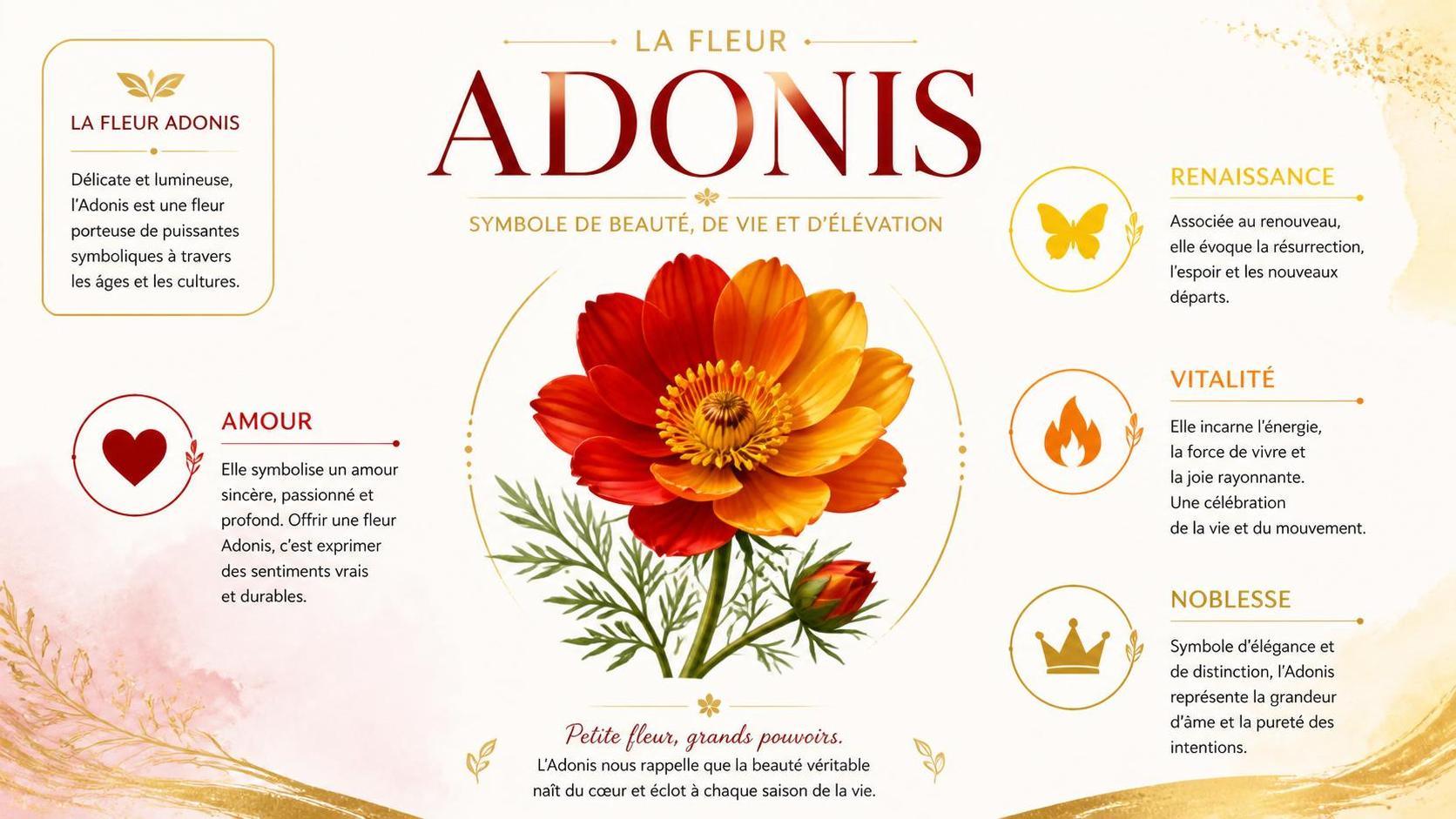 découvrez la signification de l’adonis, symbole de beauté et de charme dans la mythologie et la culture.