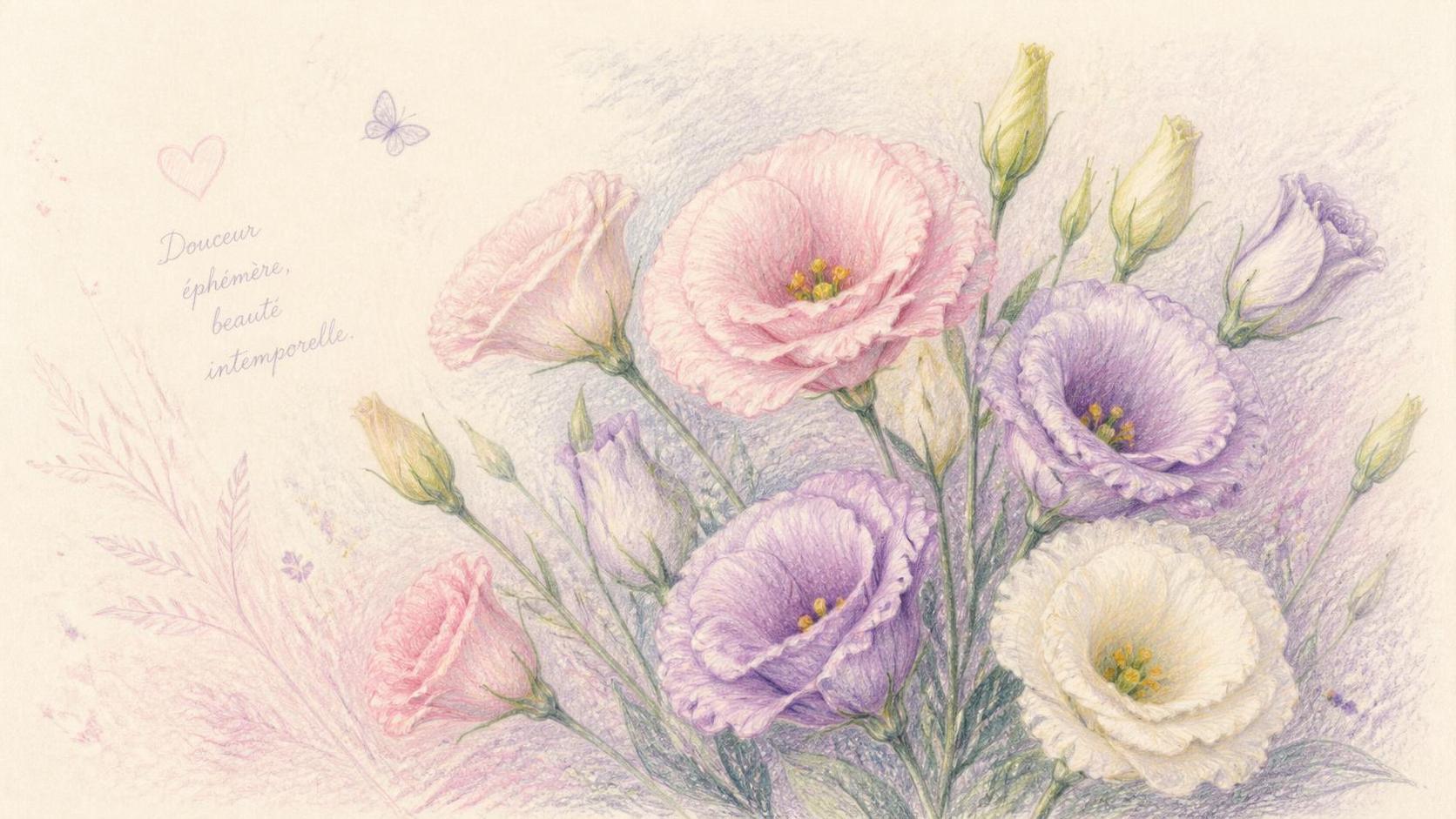 dĂ©couvrez la signification spirituelle de lâeustoma, une fleur symbolisant la paix, la gratitude et la douceur. explorez son message profond et son importance dans diffĂ©rentes cultures.