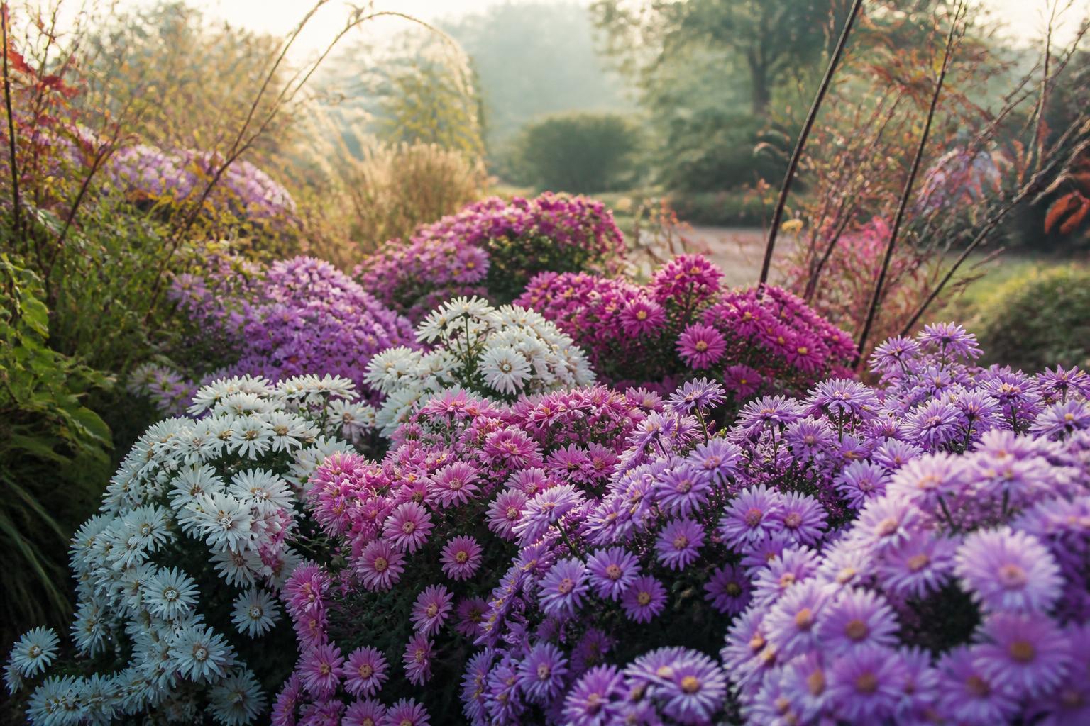 découvrez la symbolique de l’aster, cette fleur aux multiples significations qui évoque l'amour, la sagesse et la patience.