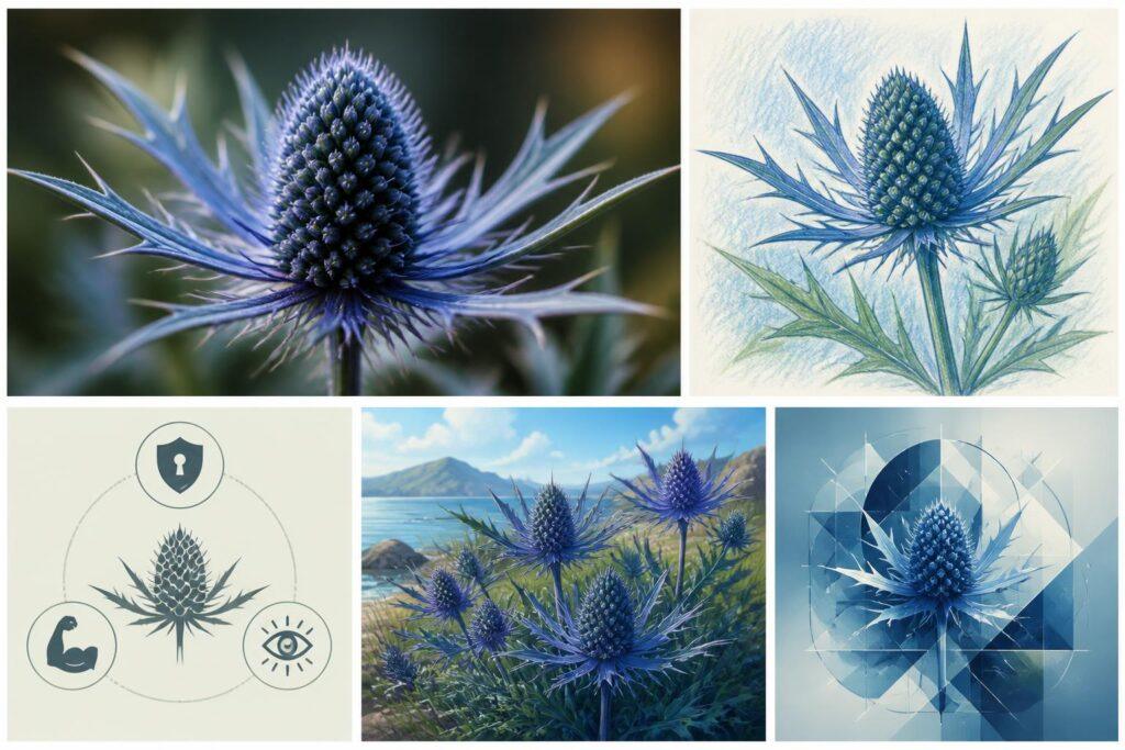 découvrez la signification et la symbolique de l’eryngium, une plante aux multiples représentations dans la culture et le langage des fleurs.