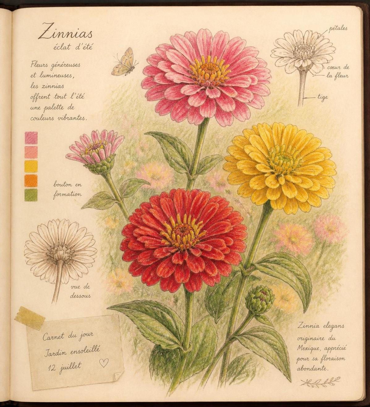 découvrez la signification et la symbolique du zinnia, une fleur colorée porteuse de messages d'amitié, de fidélité et de souvenirs durables.