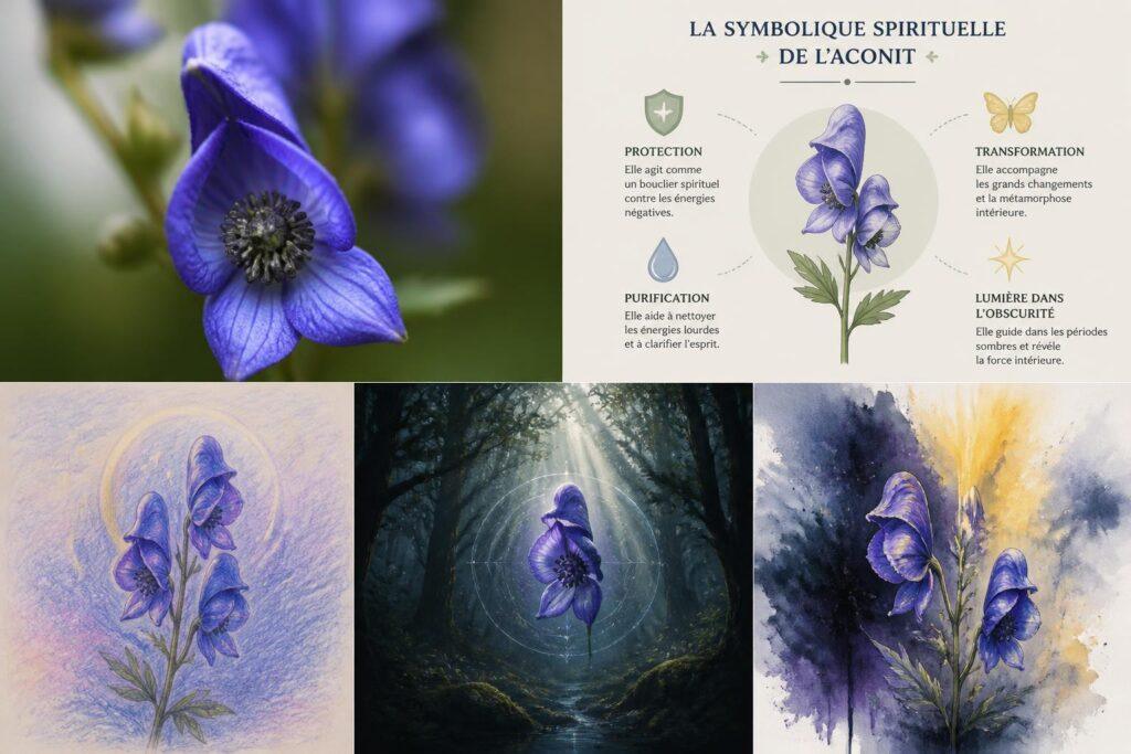 découvrez la signification spirituelle de l’aconit, une plante aux symboles riches en mysticisme et protection dans diverses traditions.