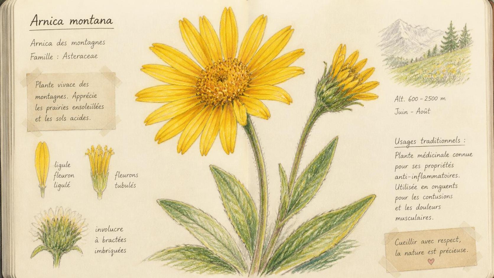 découvrez la symbolique spirituelle de l’arnica, une plante aux vertus protectrices et purifiantes reconnues dans diverses traditions spirituelles.
