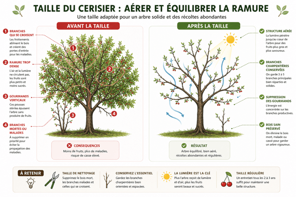 comment tailler un cerisier