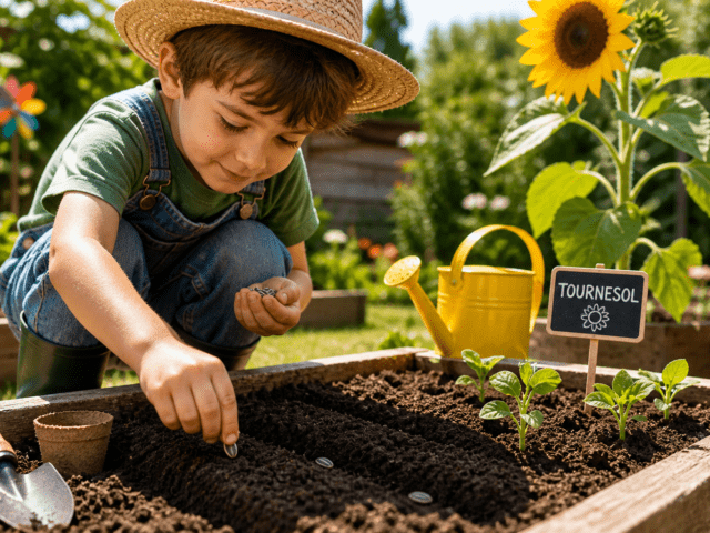Quelles fleurs faciles planter avec vos enfants au jardin ?