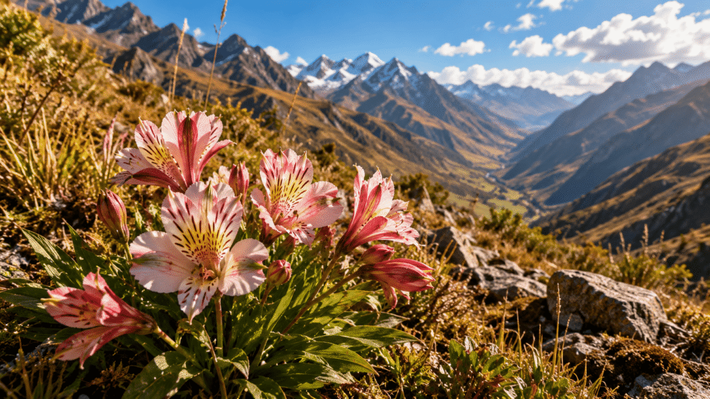 Alstroemerias sauvages dans les Andes