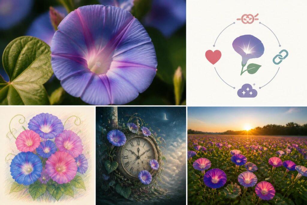 dĂ©couvrez la signification symbolique de lâipomĂ©e, une fleur aux couleurs Ă©clatantes et au message profond.