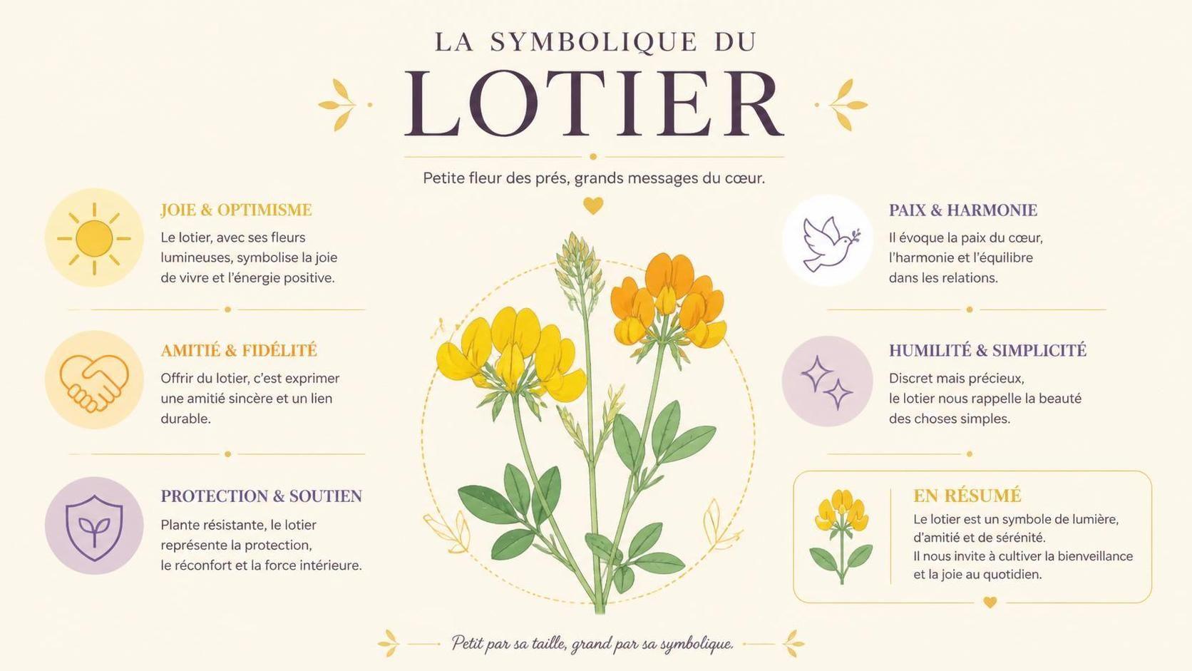 découvrez la signification du lotier, une plante aux multiples symboliques et vertus, utilisée en phytothérapie et riche en histoire.