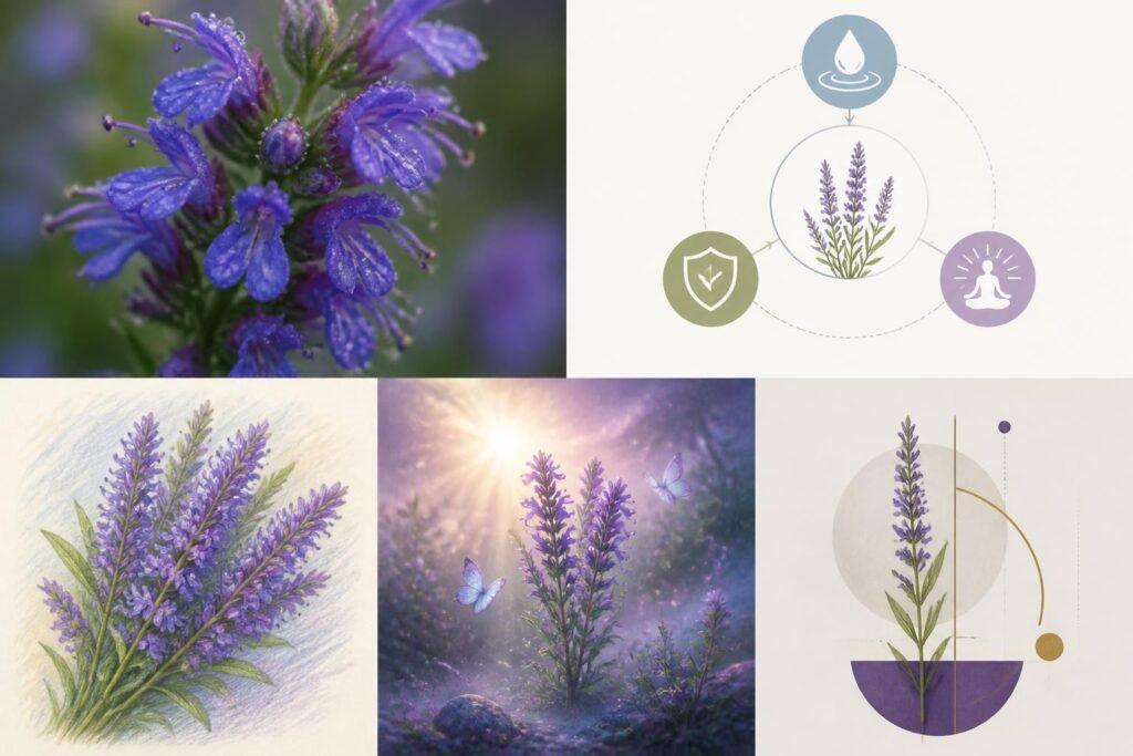 découvrez la signification spirituelle de l'hysope, une plante sacrée aux vertus purifiantes et symboliques dans différentes traditions spirituelles.