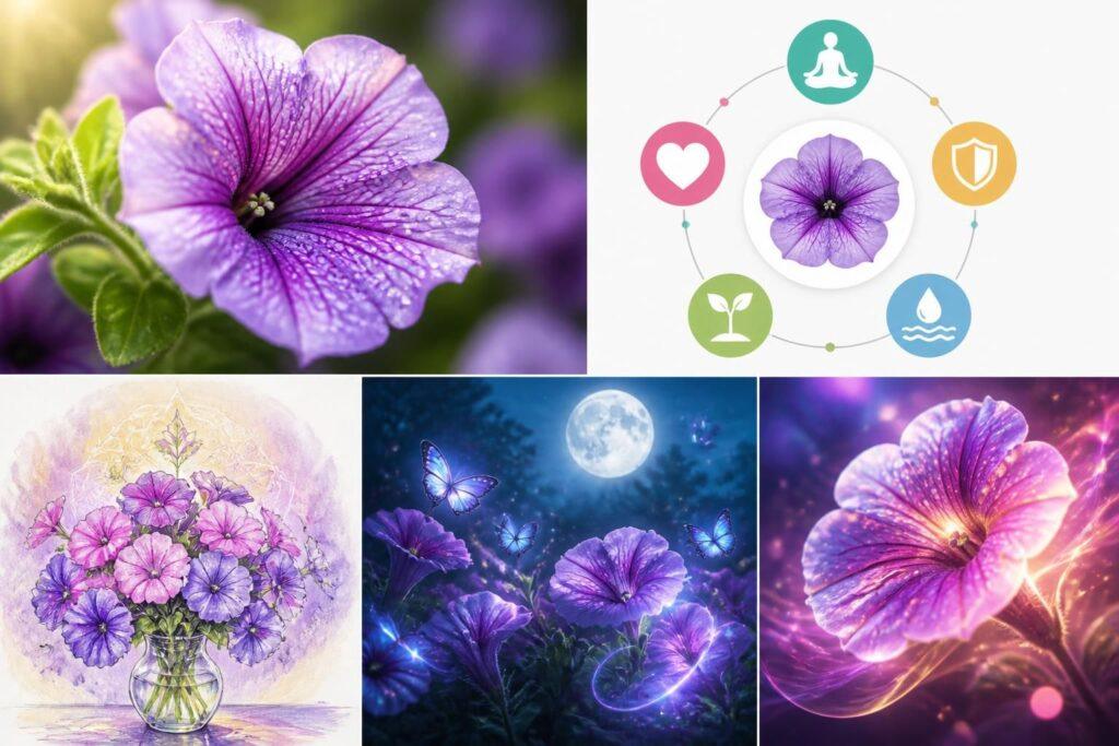 découvrez la signification spirituelle du pétunia et explorez les messages et symboliques associés à cette fleur colorée.