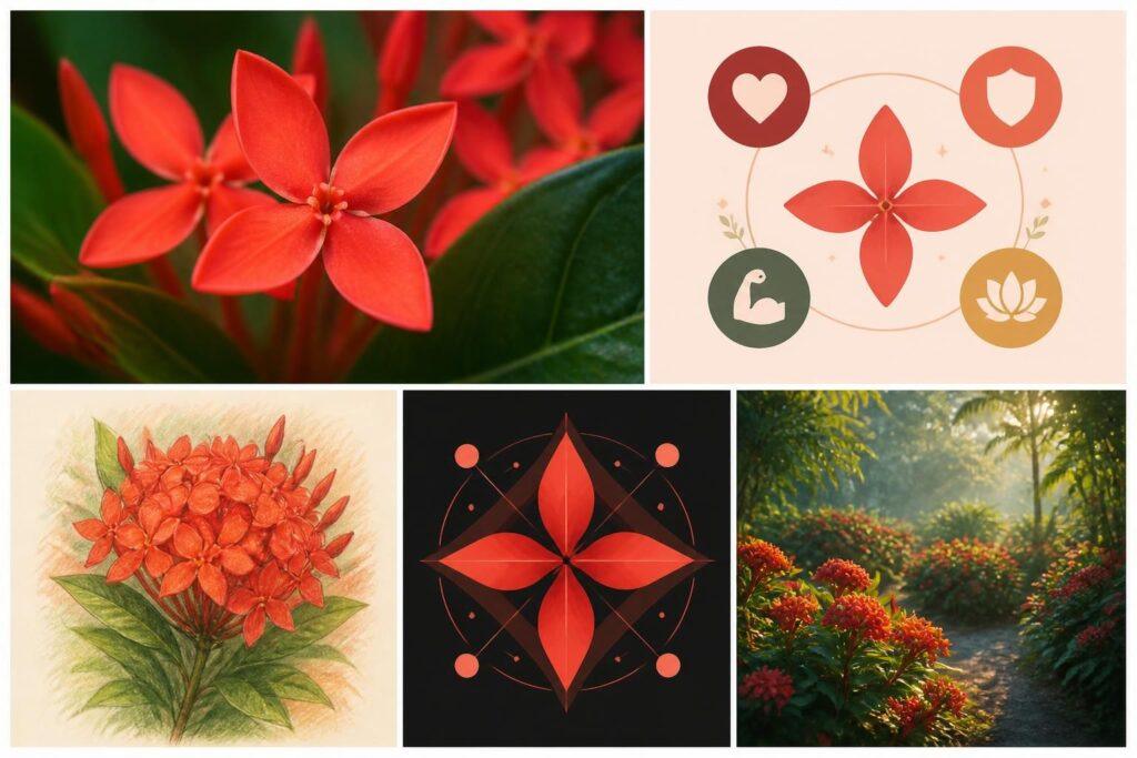 découvrez la symbolique de l’ixora, une plante aux fleurs éclatantes, et explorez ses significations culturelles et spirituelles.