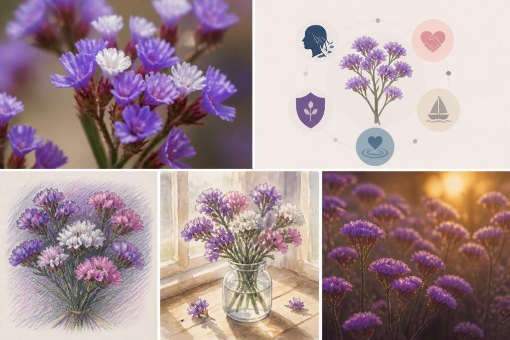 découvrez la symbolique du limonium, une plante pleine de significations, associée à la mémoire, la fidélité et la beauté éternelle.