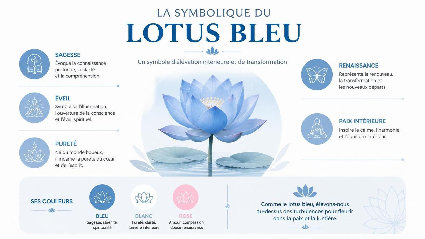 découvrez la signification profonde et la symbolique du lotus bleu, une fleur emblématique aux multiples interprétations spirituelles et culturelles.