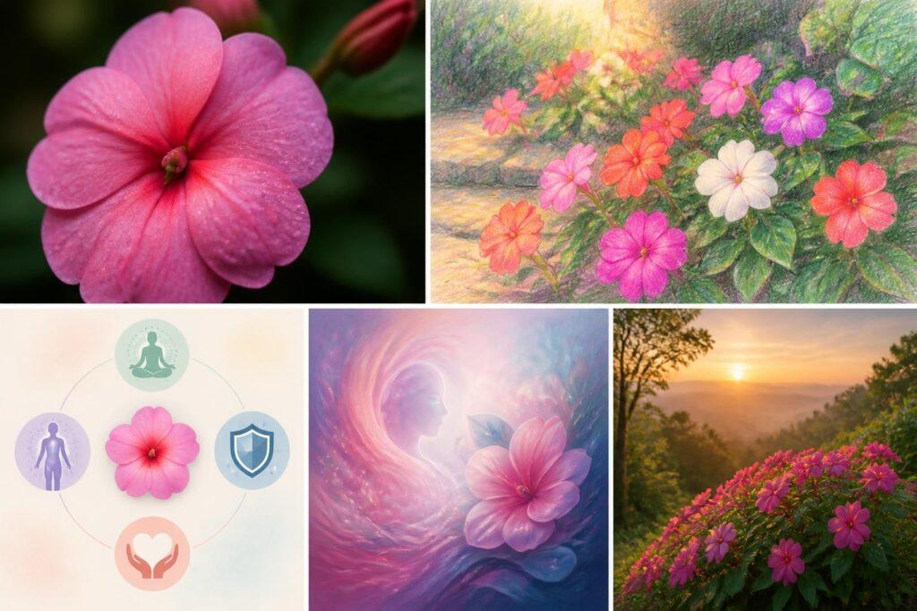 découvrez la signification spirituelle de l'impatiens, une fleur symbole de patience, d'énergie et d'équilibre intérieur.