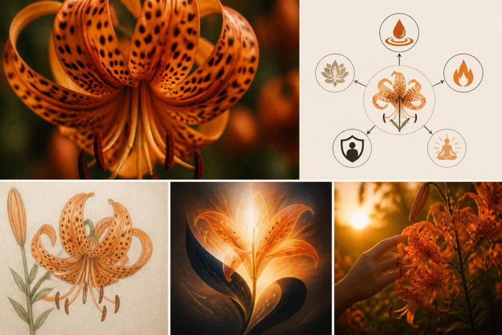 découvrez la symbolique spirituelle du lis tigré et explorez ses significations profondes dans différentes cultures et traditions.