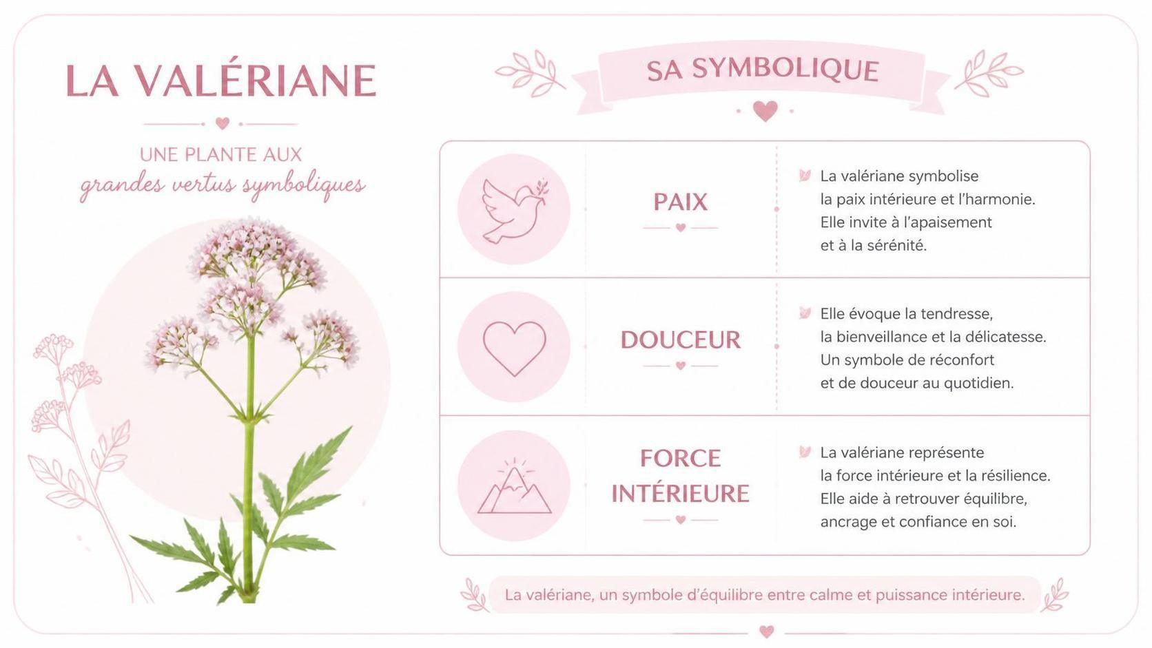 découvrez la signification de la valériane, une plante aux vertus apaisantes et médicinales reconnues depuis des siÚcles.