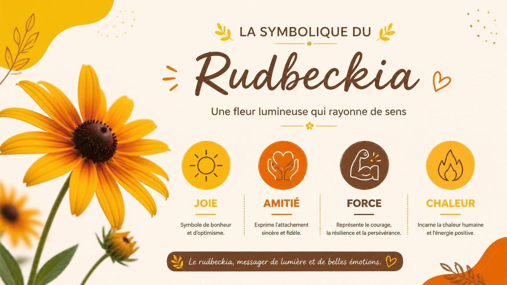 découvrez la signification du rudbeckia, une fleur symbole de bonheur et de positivité, et apprenez comment l'intégrer dans vos jardins et bouquets.